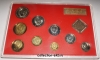 Годовой набор монет СССР 1990 год (лот №1), ЛМД, красная упаковка. - Коллекции - Екб