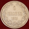           1 MARKKA 1874    ,  ()   XF  ( ) -  - 
