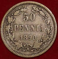 50  1890  (3-1)   VF -  - 
