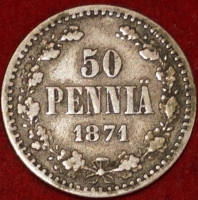 50  1871  (1-)  VF-XF -  - 