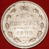 15   1909    (2-9) -  - 