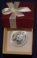 Лучший подарок для любого возраста Серебряная монета Дракон, 31.1 грамм серебра!!!  (или выбери сам монету в разделе серебро) - Коллекции - Екб
