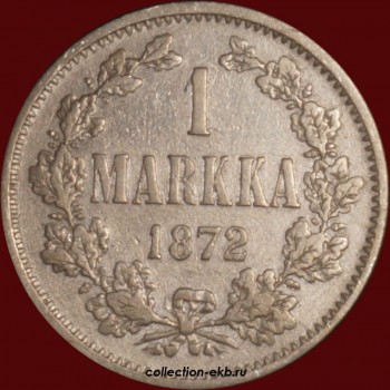  72.3-1 1 MARKKA 1872     -  - 